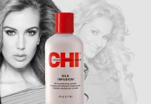 Chi Silk, Περιέχει καθαρό μετάξι και πρωτεΐνες σίτου και σόγιας